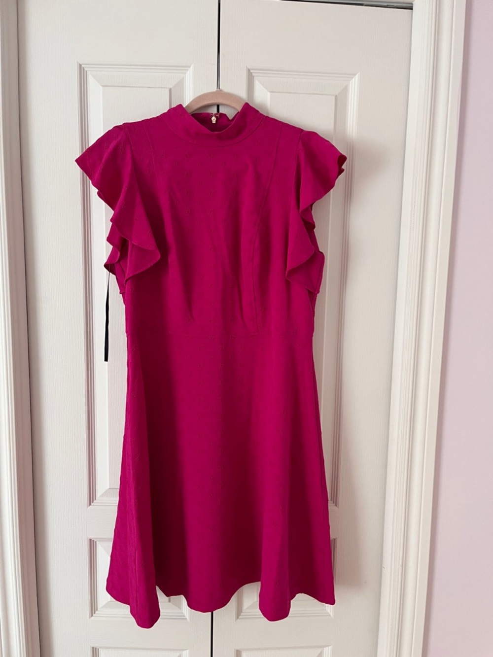 Tommy Hilfiger Magenta Ruffled Sleeve Women's Dress size 10